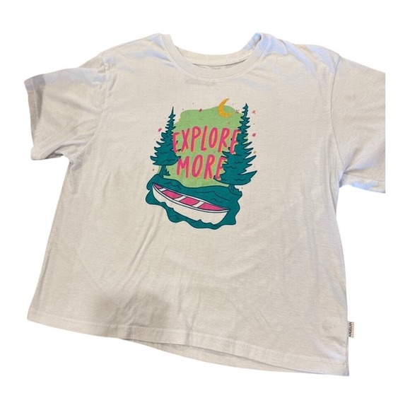 Magellan Outdoors Other - Magellan Outdoors Kids Explore More Canoe Graphic T Shirt Size XL White